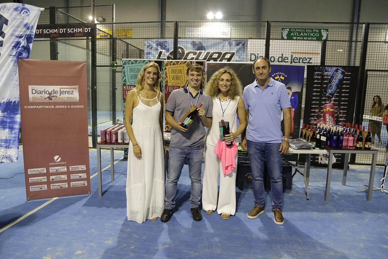 Pérez y Aragón, campeones de la consolación mixta.