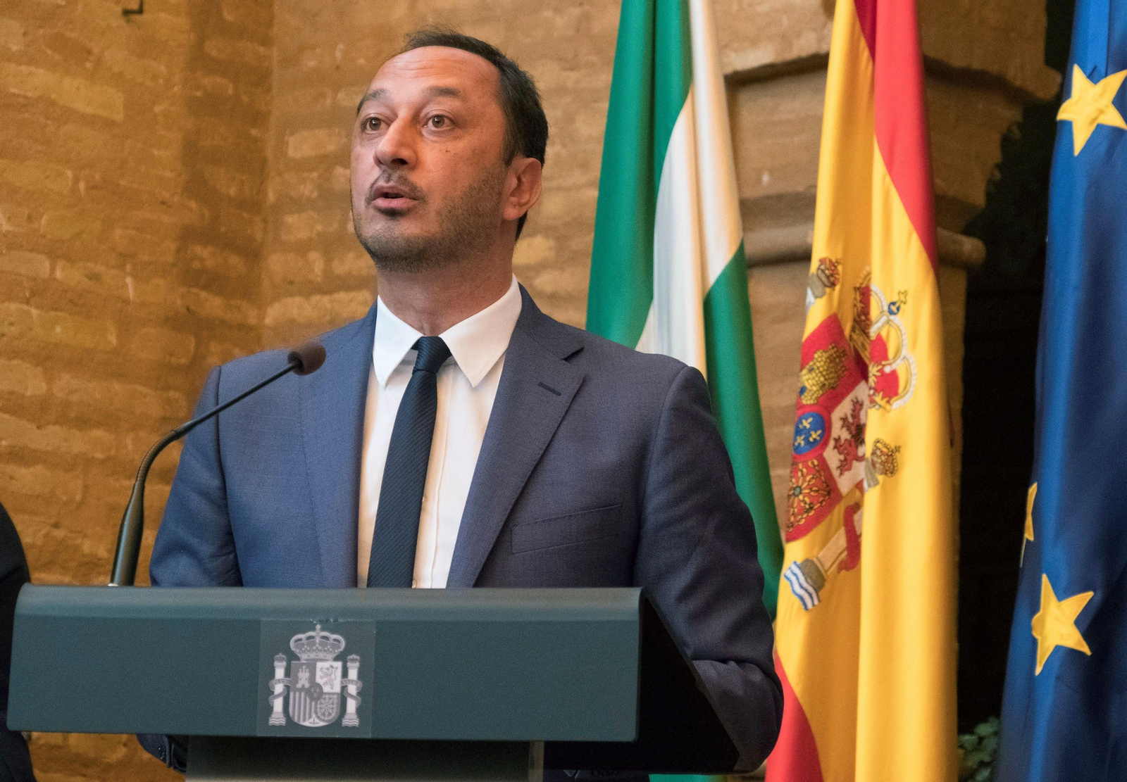 Alfonso Rodríguez Gómez de Celis, delegado del Gobierno en Andalucía. Alfonso Rodríguez Gómez de Celis, delegado del Gobierno en Andalucía.