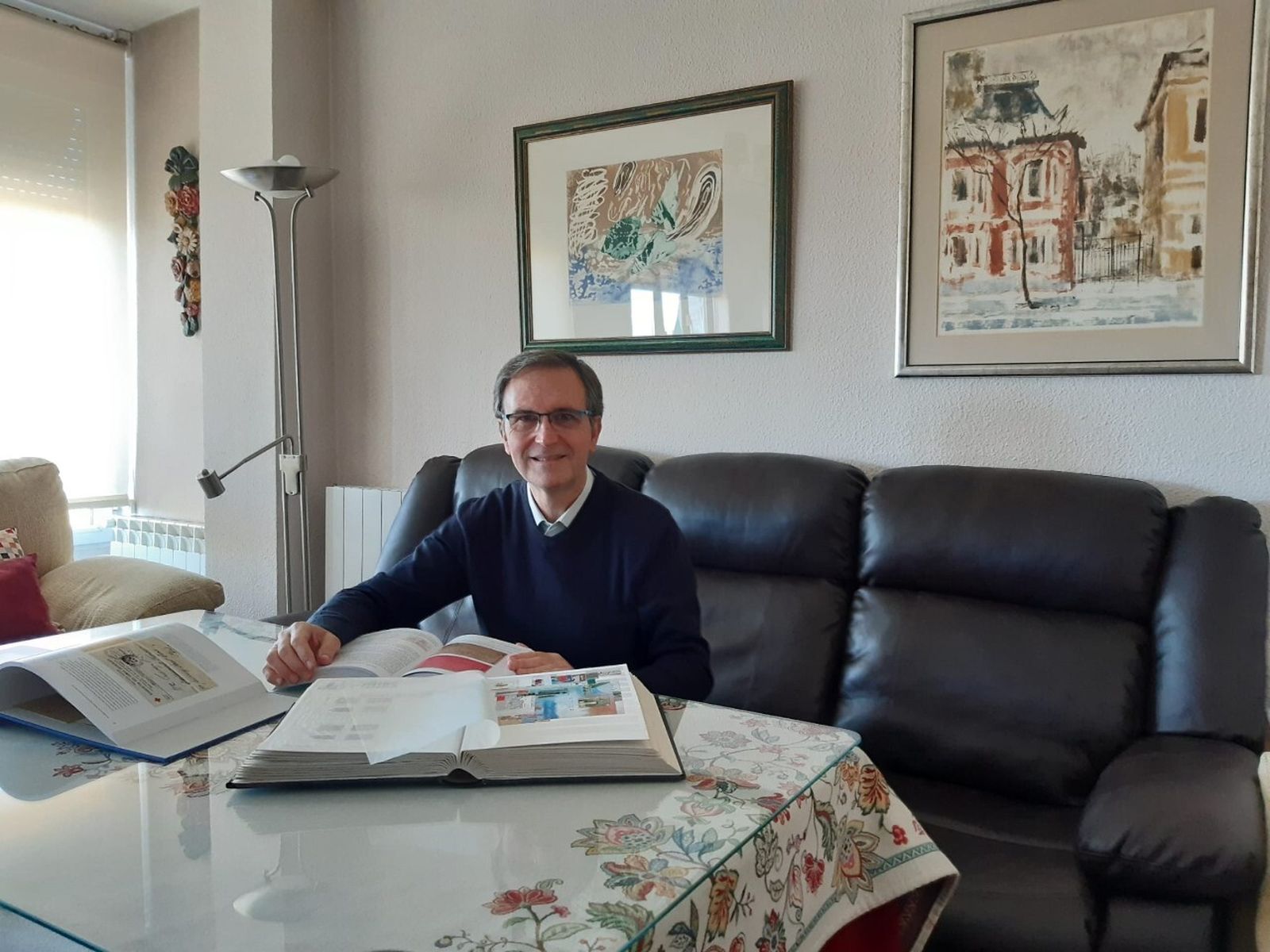 Rafael Acuña, en su domicilio.