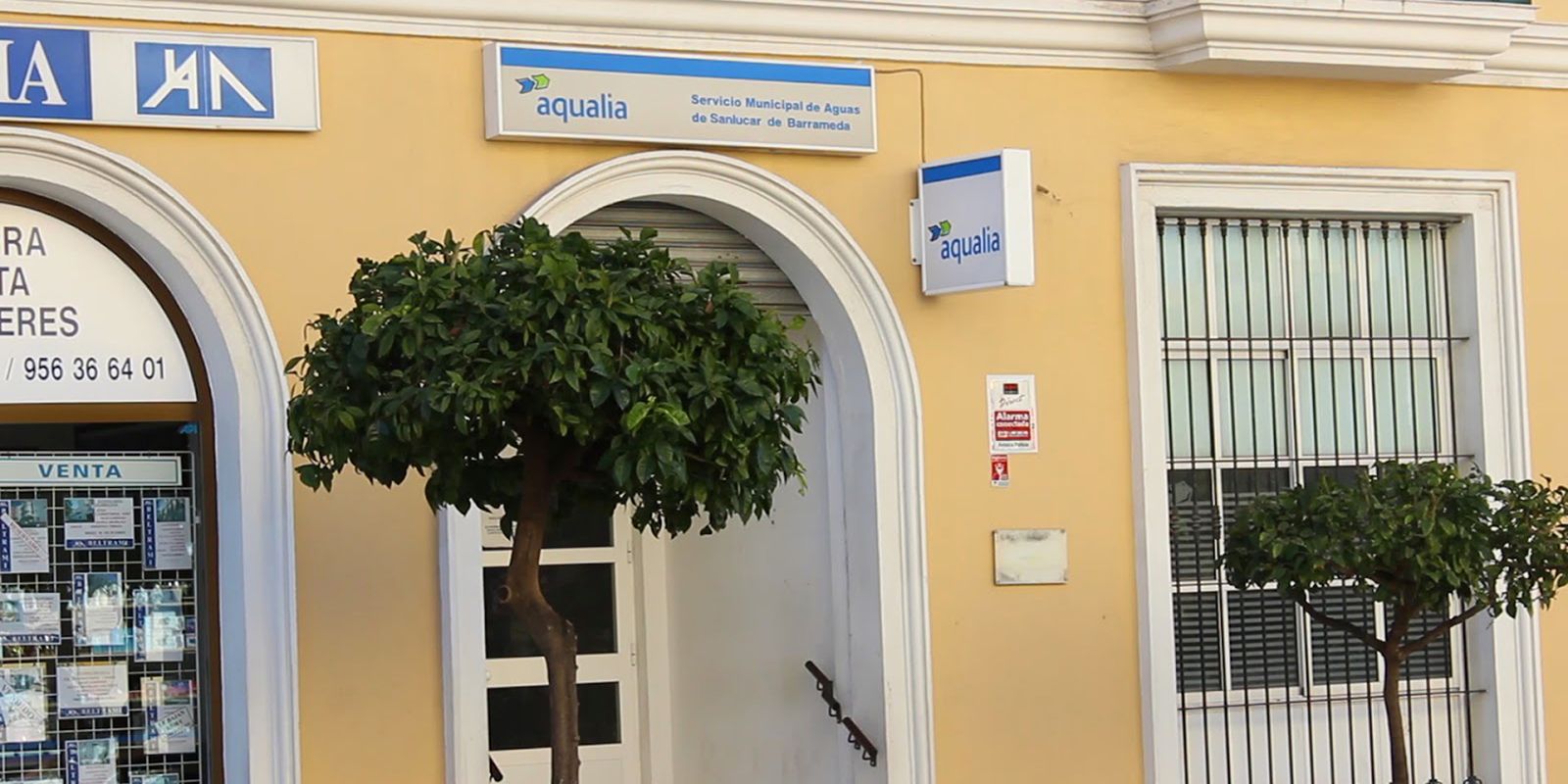 La oficina local de Aqualia en Sanlúcar.