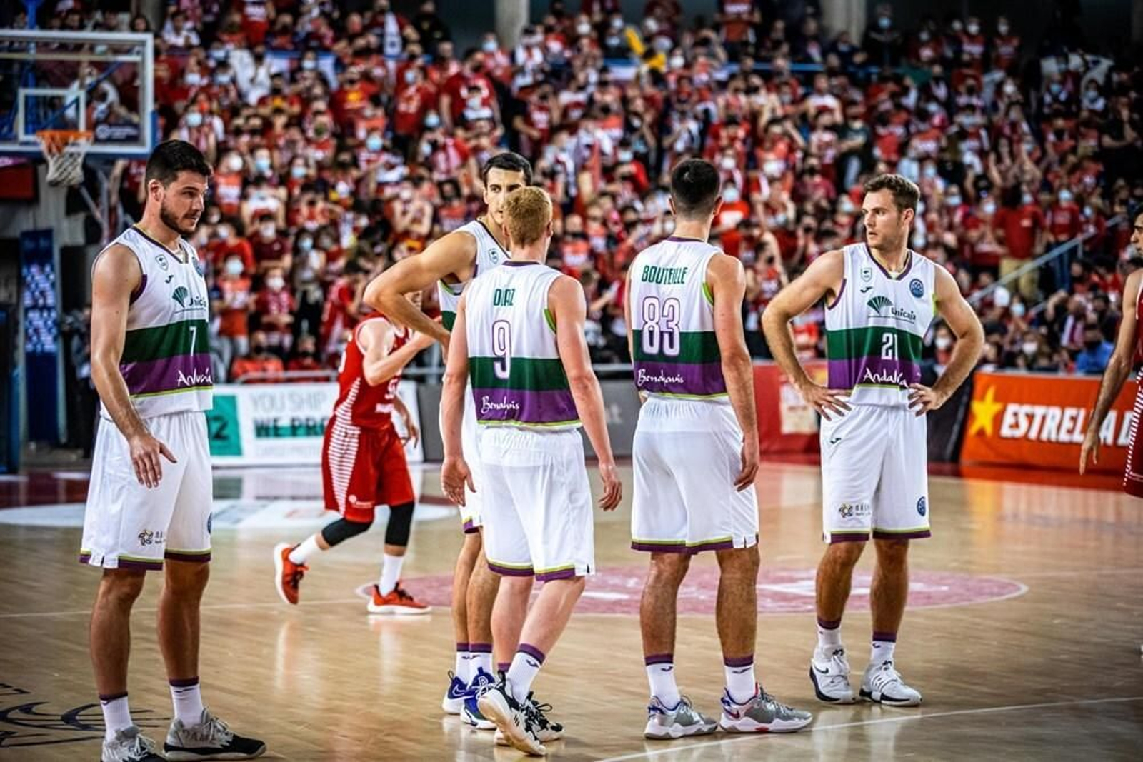 Barreiro, Kravic, Alberto Díaz, Bouteille y Abromaitis.