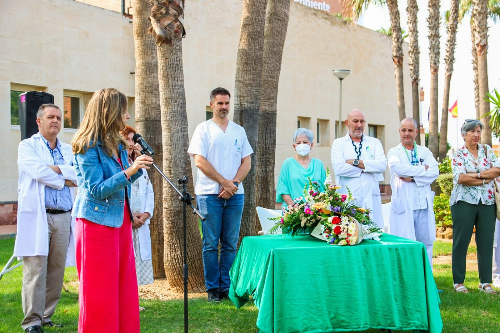 Imágenes del homenaje a los donantes de órganos y tejidos en el Hospital de Poniente