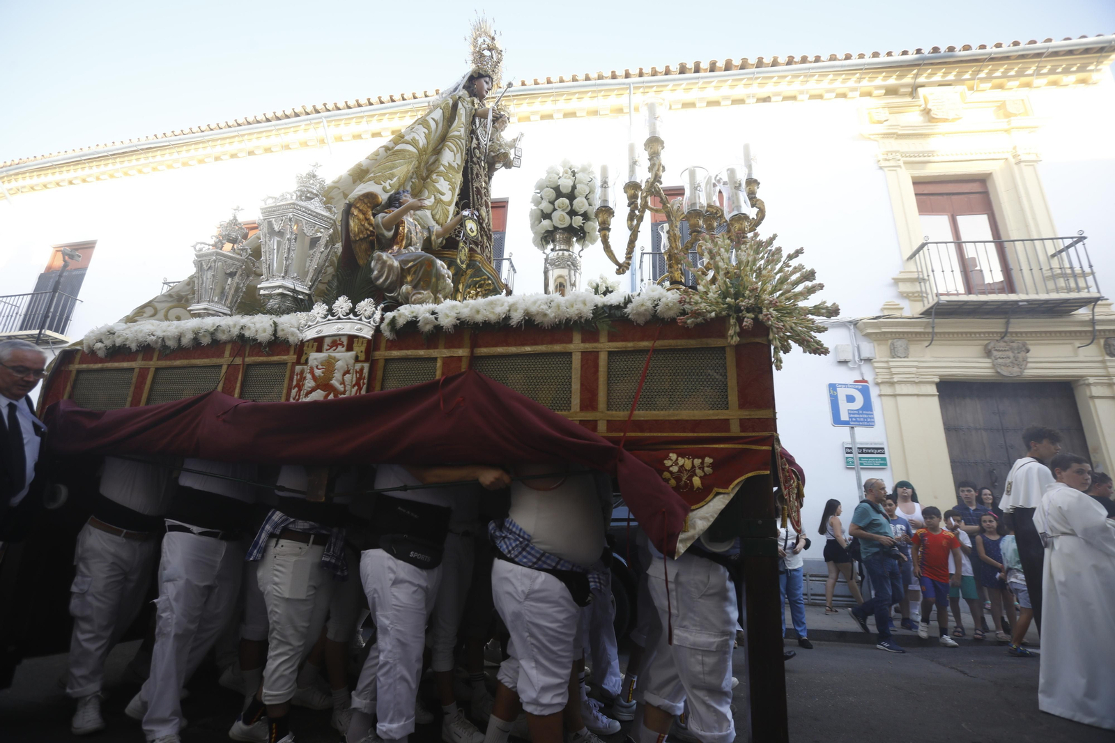 La procesión de la Virgen del Carmen de Puerta Nueva de Córdoba, en imágenes