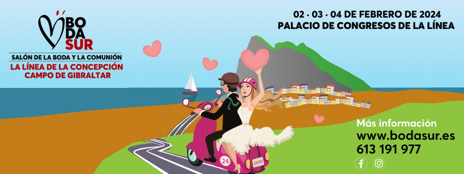 Cartel de la edición 2023 de BodaSur en La Línea.