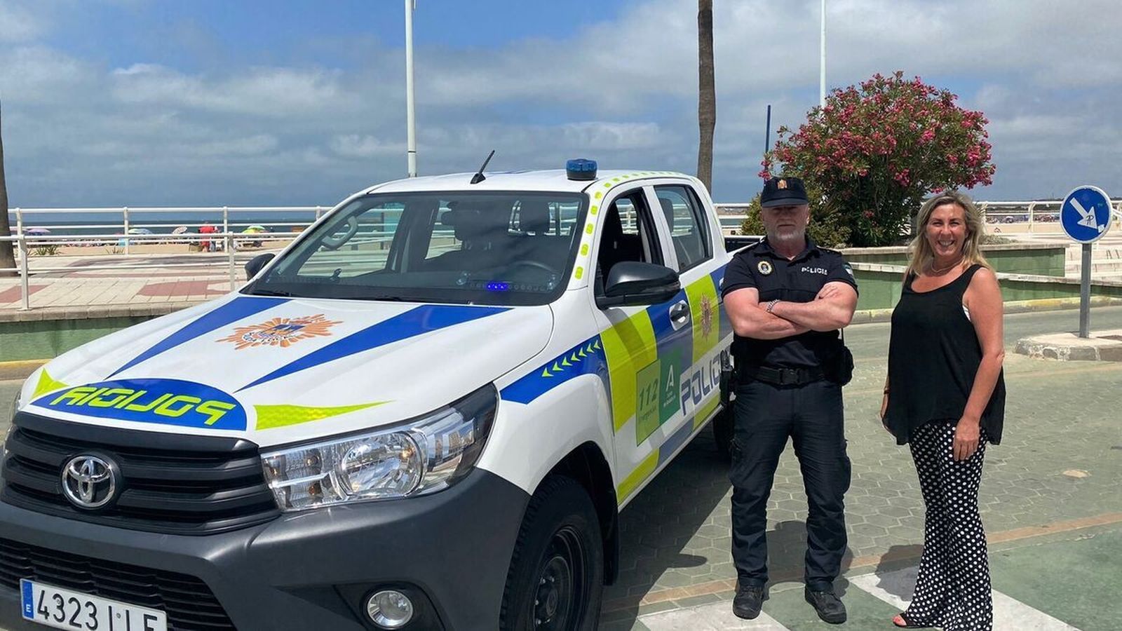Marina Peris, el día de la presentación del todoterreno.