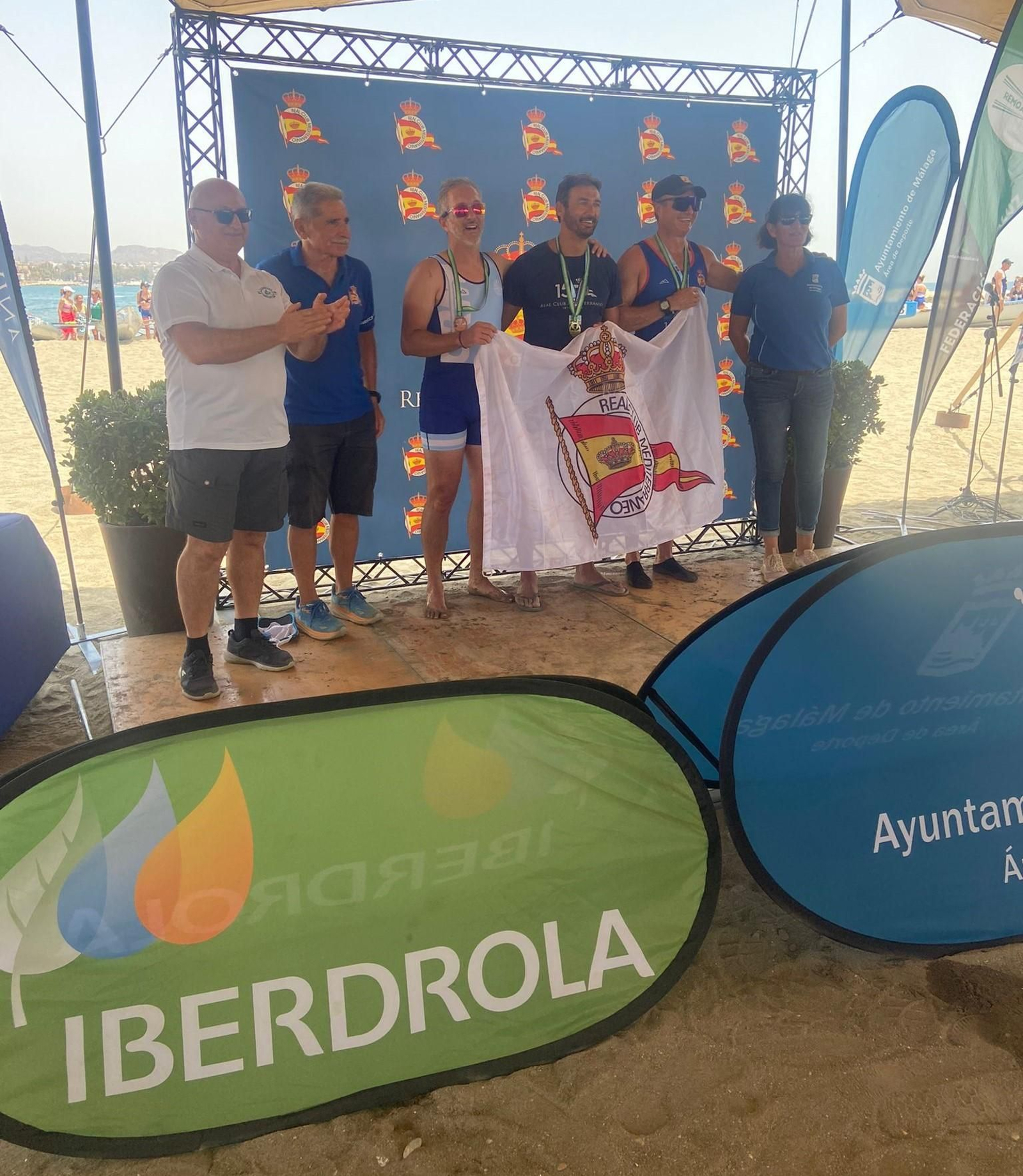 El Open Ciudad de Málaga y Andaluz de remo de mar, para el Real Club Mediterráneo