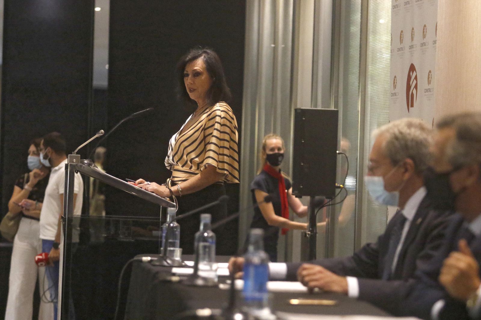 María Dolores Jiménez, durante su intervención.