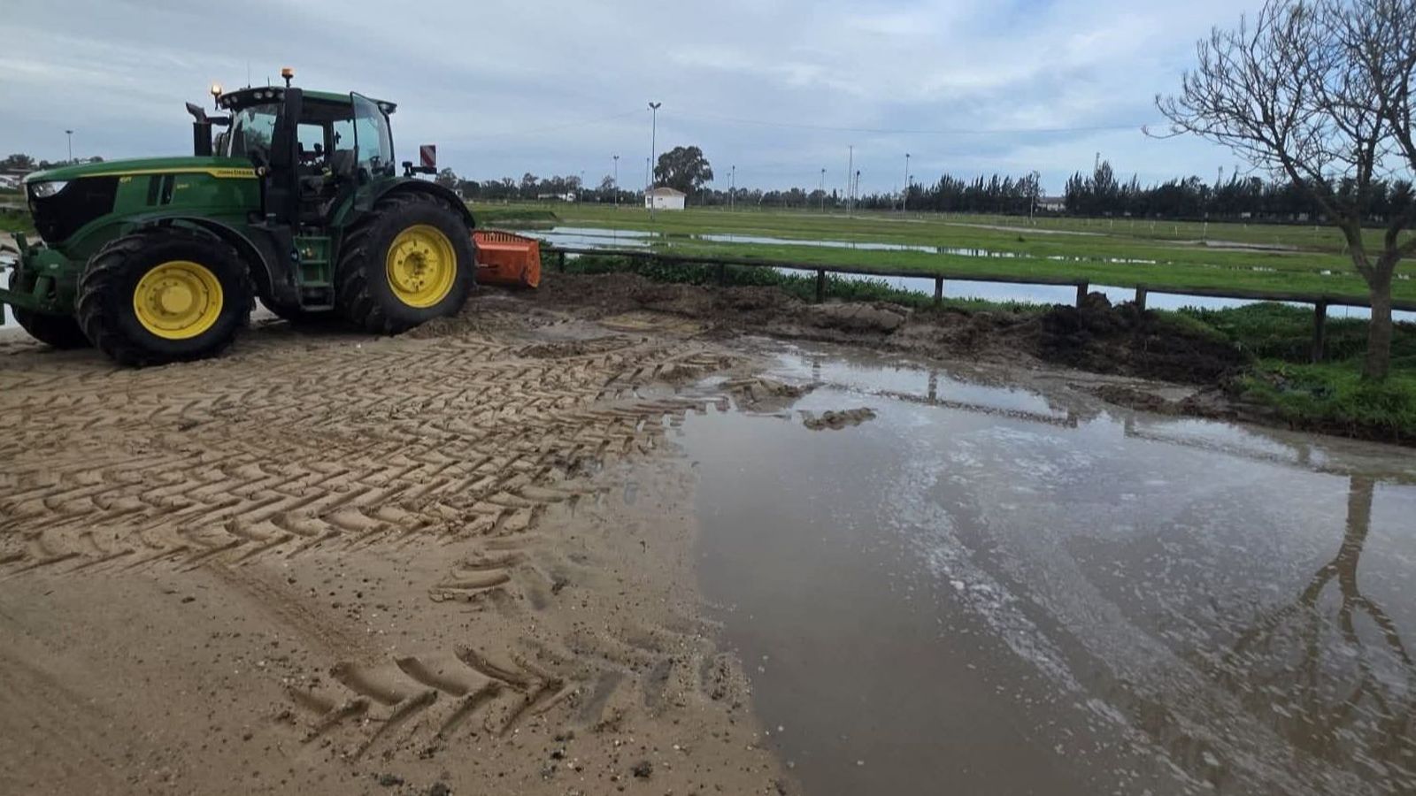 Trabajos en El Rocío.