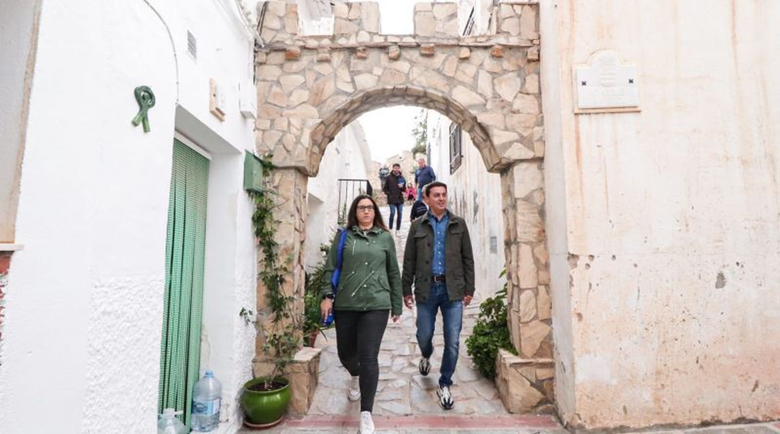 María Jesús Díaz junto con Javier Aureliano.