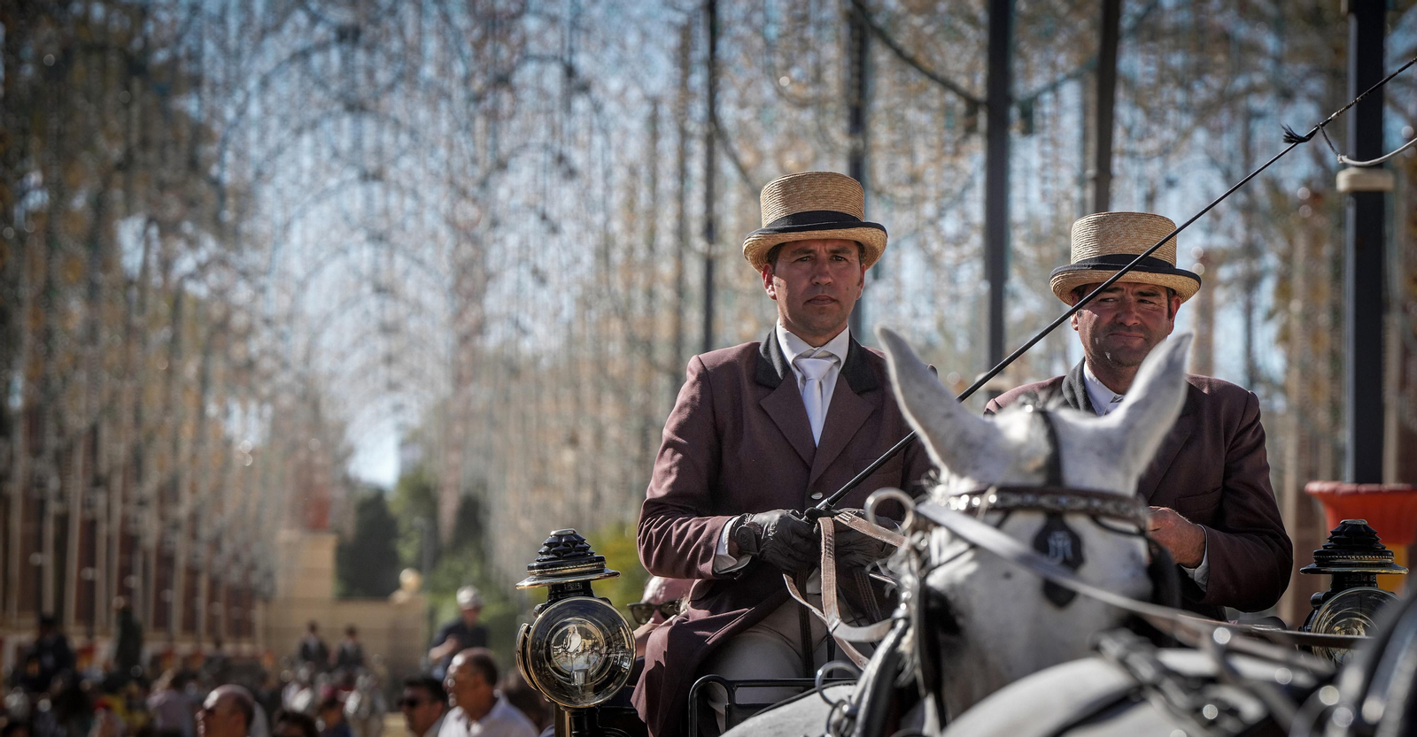 Imágenes del ambiente el lunes en la Feria de Jerez 2024