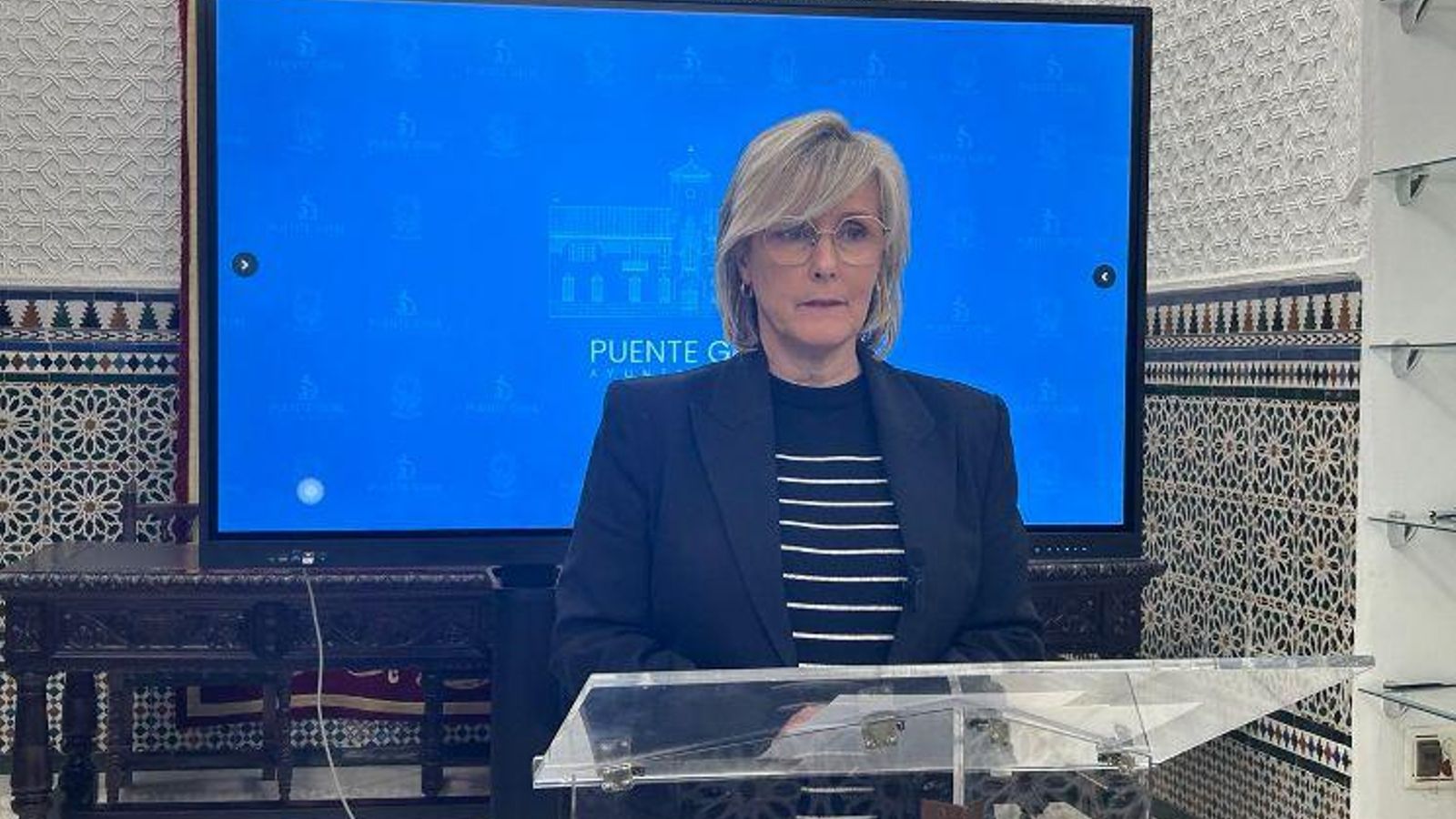 La delegada de Hacienda y Seguridad en el Ayuntamiento de Puente Genil, Tatiana Pozo.