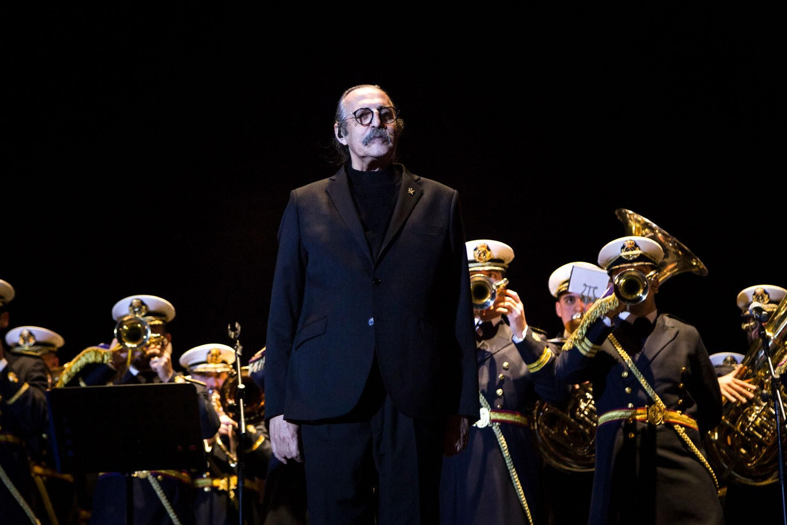 Pascual González en una de sus últimas actuaciones