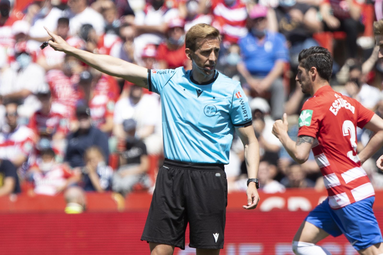 Pizarro Gómez, en el Granada CF-Levante