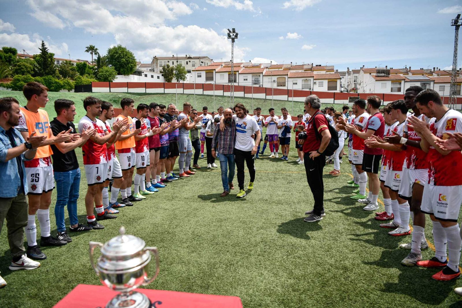 Las imágenes del ascenso del Xerez CD en Espiel