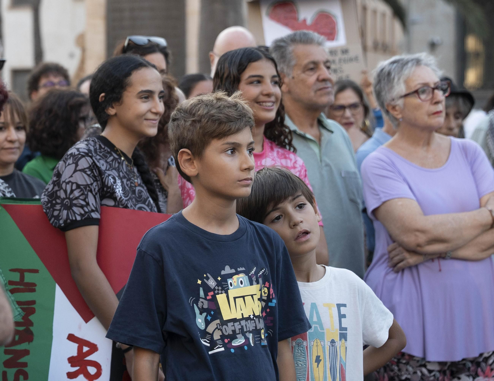 Manifestación convocada por la Plataforma Almería por Palestina