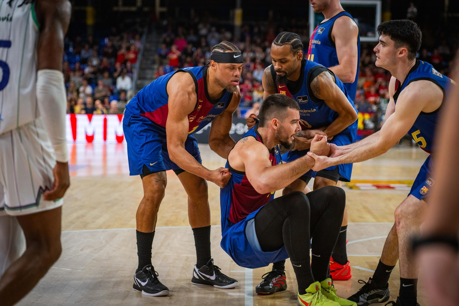 El Barcelona-Unicaja, en fotos