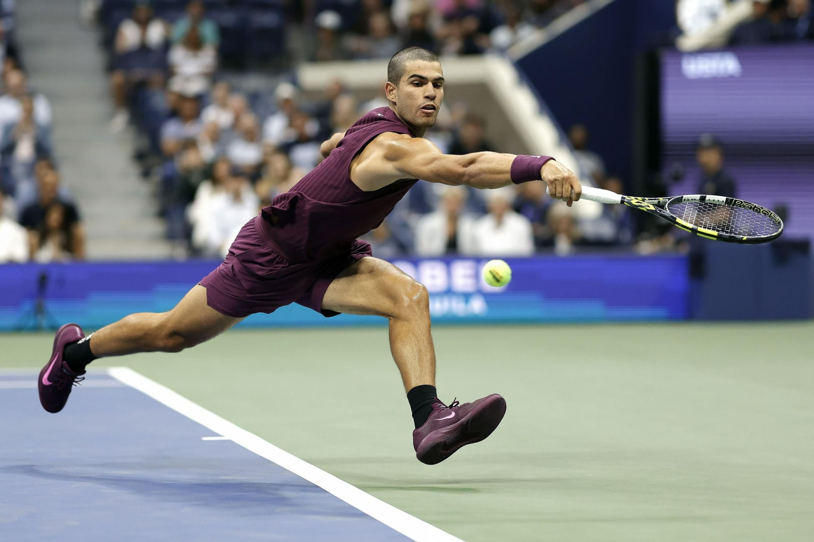 Las fotos del demoledor Alcaraz en la segunda ronda del US Open