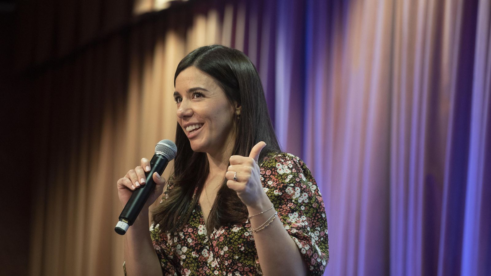 Leonor Ostos, durante su intervención en el 5G Forum