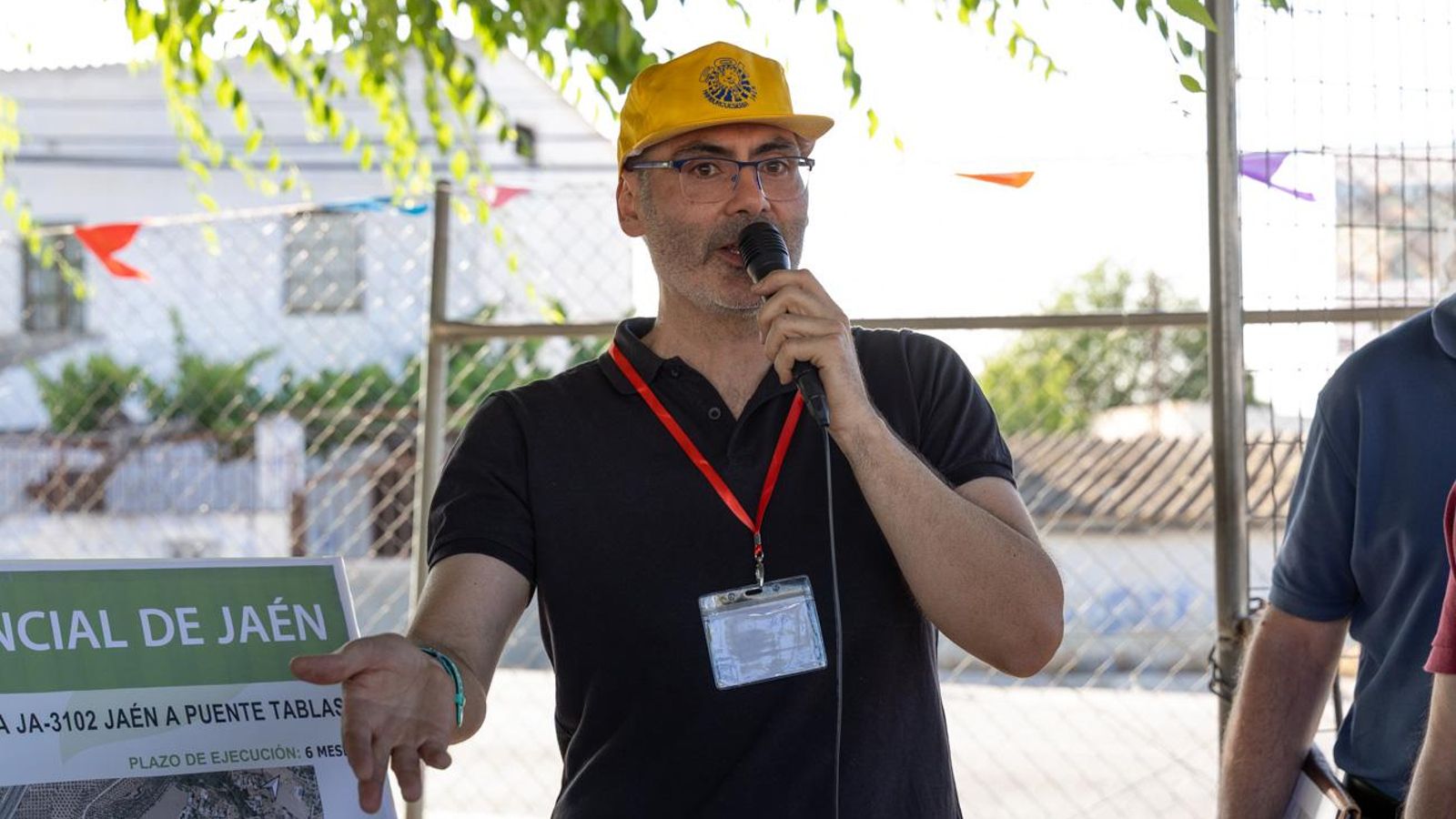 Inauguración del nuevo carril peatonal de la zona residencial Puente Tablas