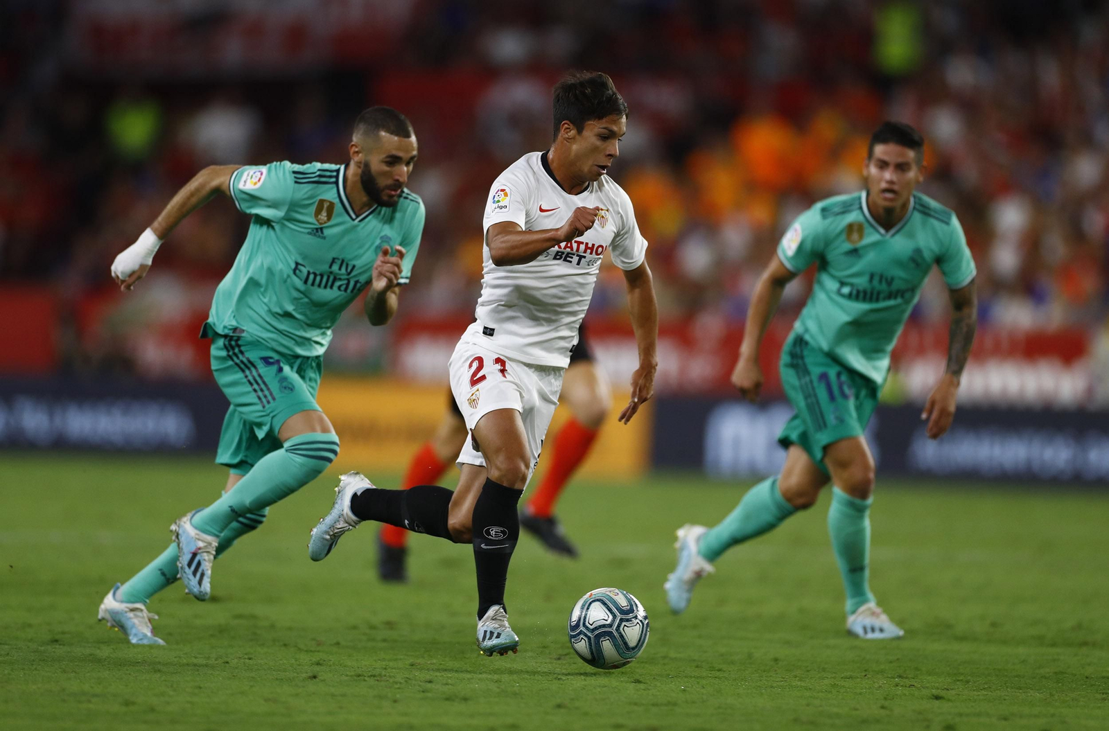 Las imágenes del Sevilla-Real Madrid