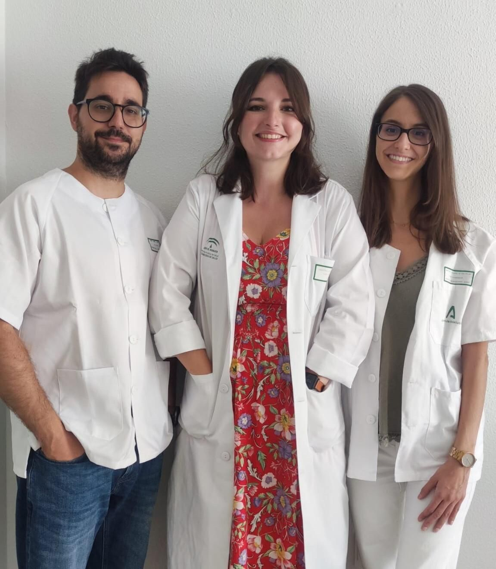 Manuel David Gil, Cristina Moreno y Maria del Pilar Briceño (de izquierda a derecha).
