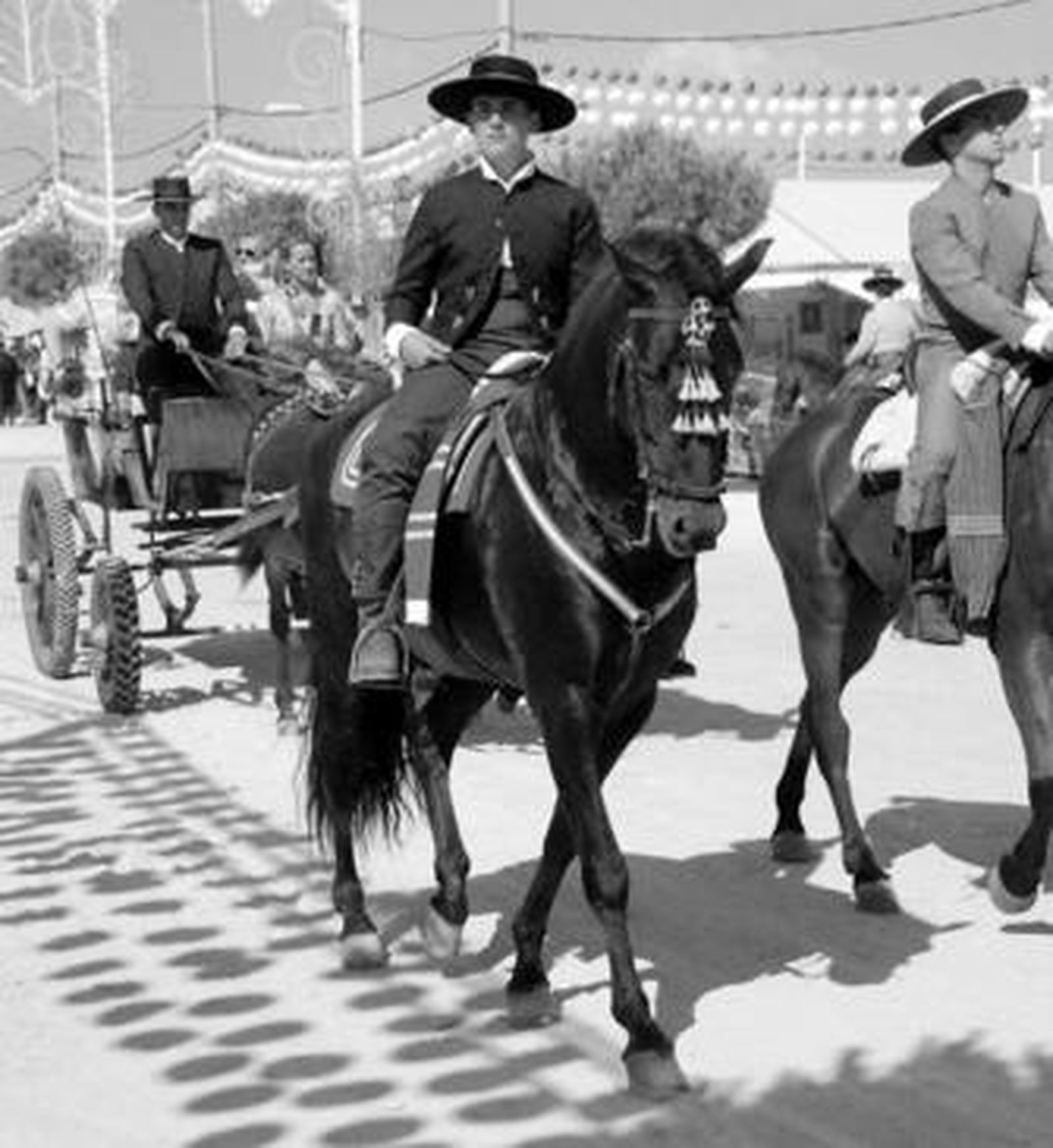 Los caballos son los protagonistas de numerosas actividades que se desarrollan durante la Feria de San Antonio.