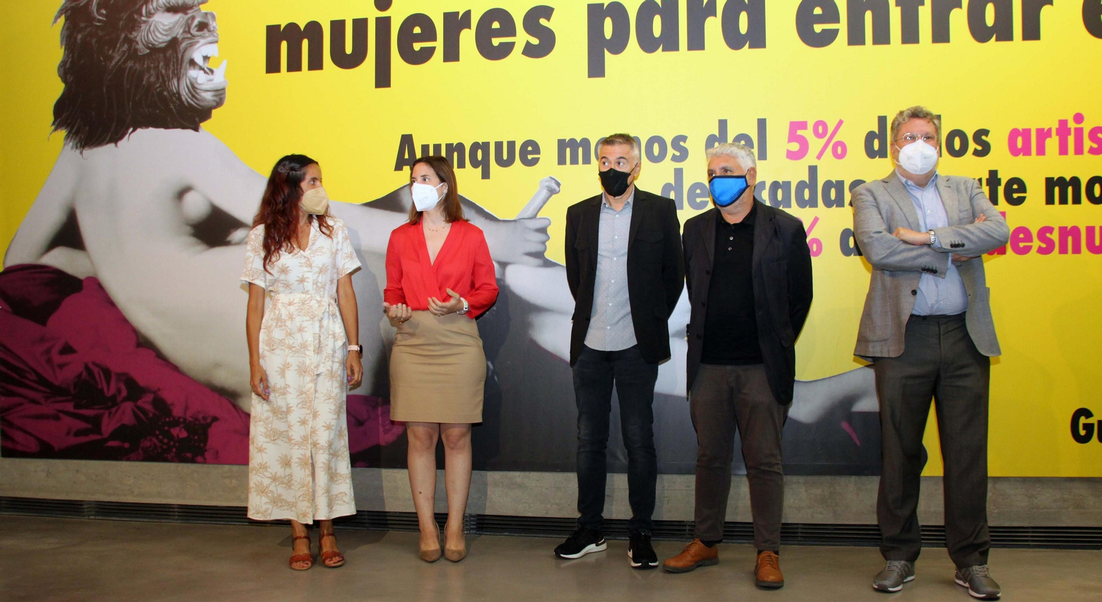 Inauguración de la exposición de Tete Álvarez y de Guerrilla Girls en el C3A.