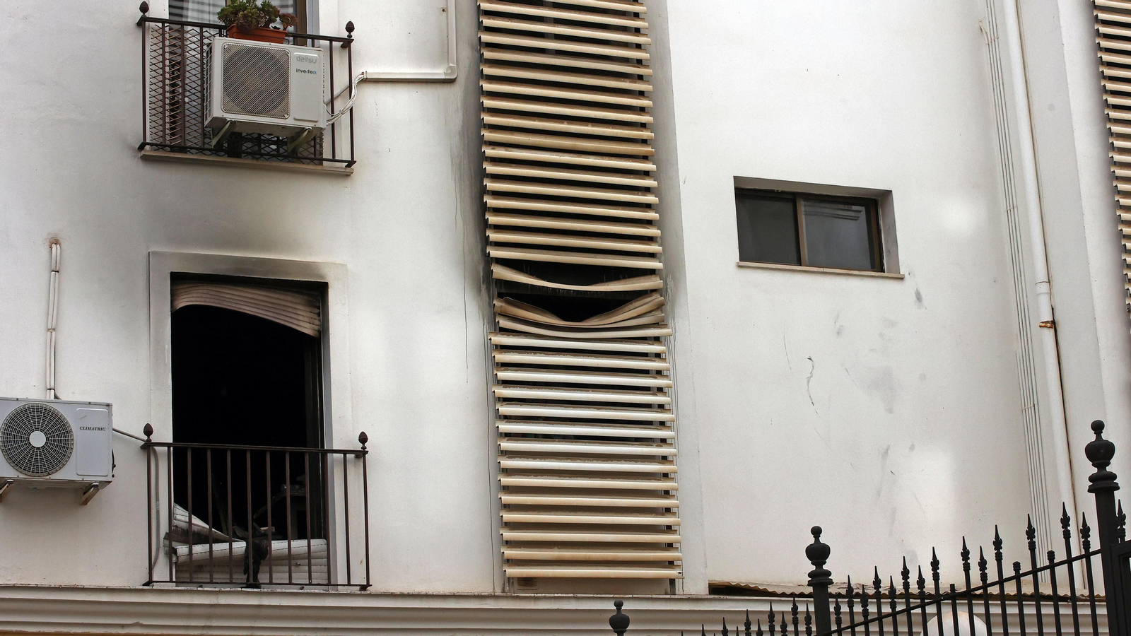 Incendio en una vivienda de calle Paul