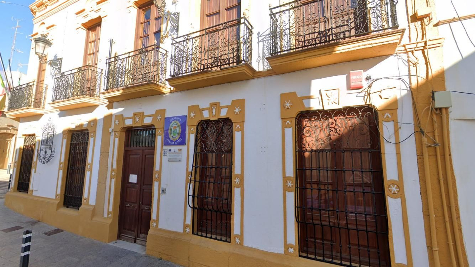 Jefatura de la Policía Local de Turre, en los bajos del ayuntamiento.
