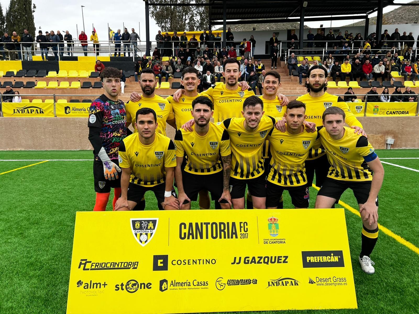 Once presentado por el Cantoria en su encuentro del pasado fin de semana contra el Celtic Pulianas.