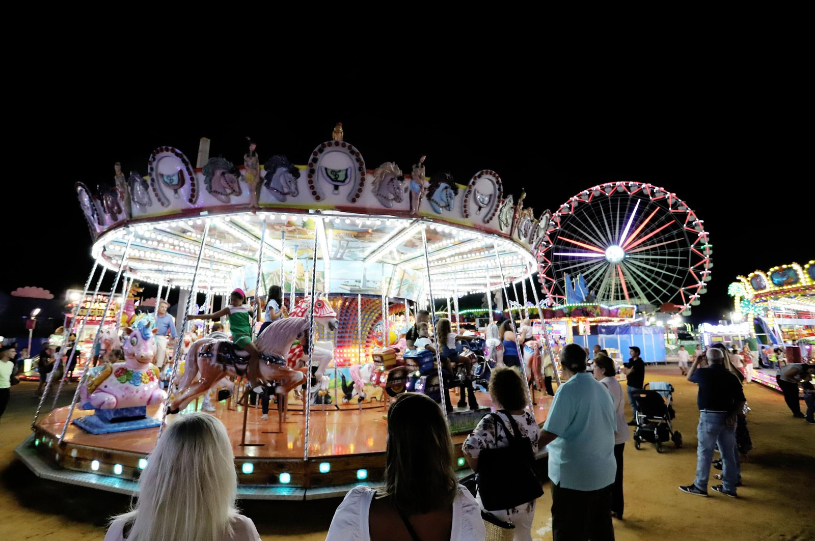 Una de las atracciones de las Colombinas en el año 2019.