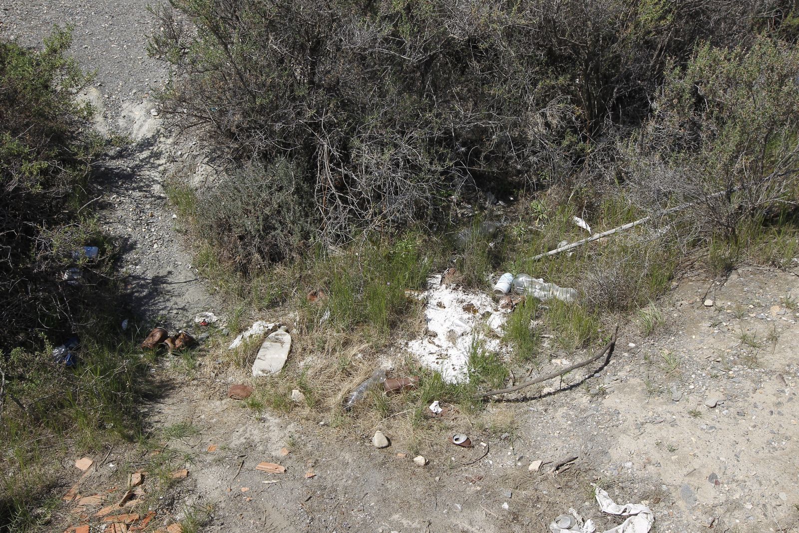 Fotogalería basura en el Desierto de Tabernas