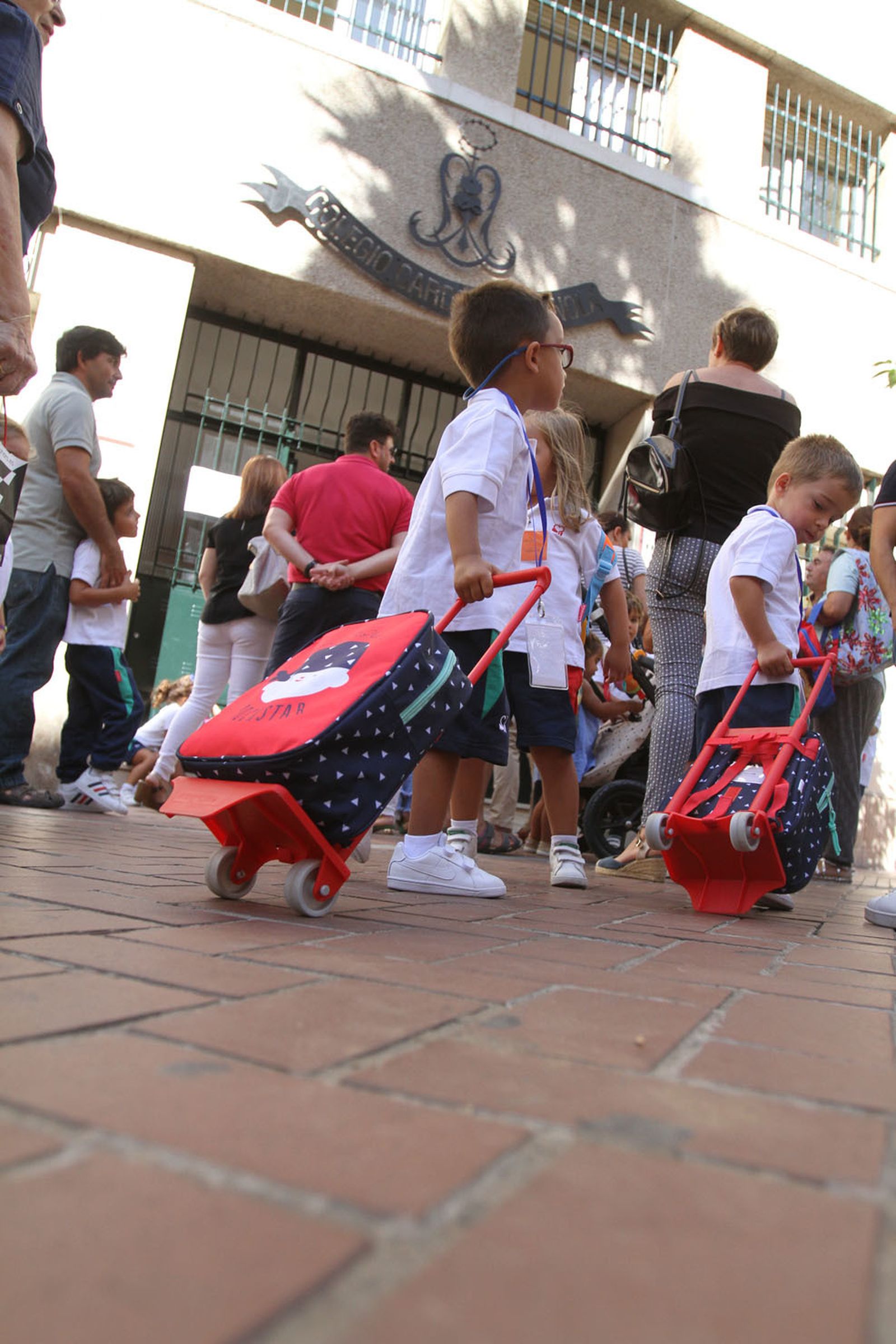 la vuelta al cole en los colegios de Huelva en Imágenes