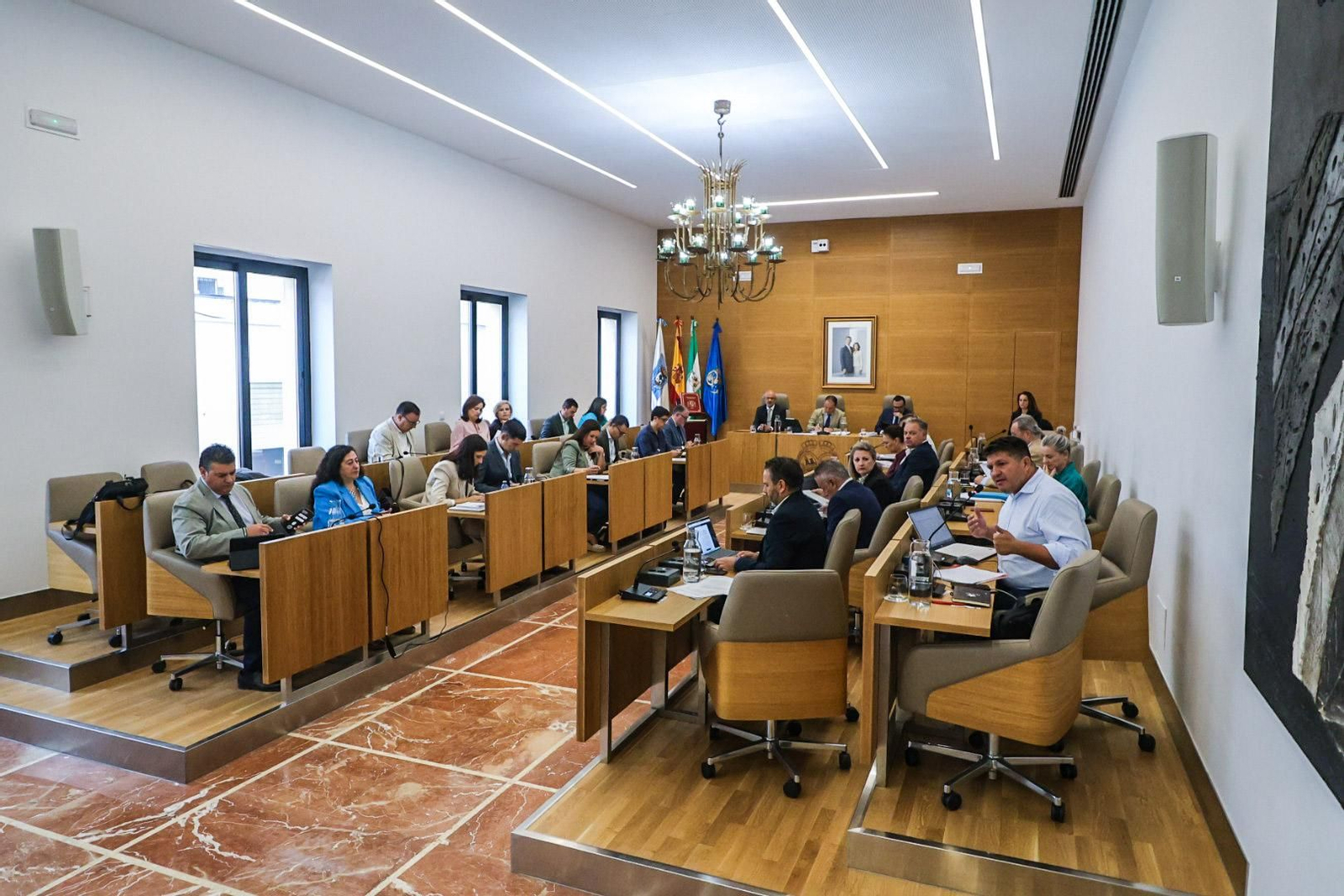 Imágenes del pleno de la Diputación correspondiente al mes de octubre