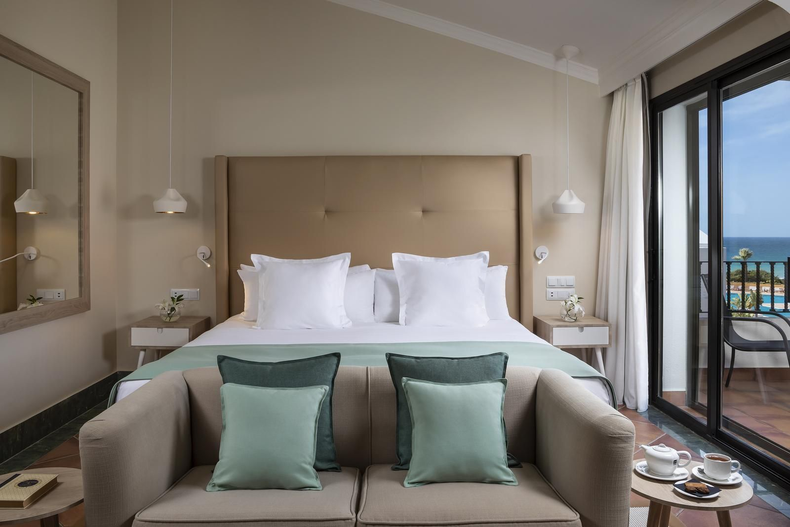 Interior de un hotel del Novo, en Chiclana.