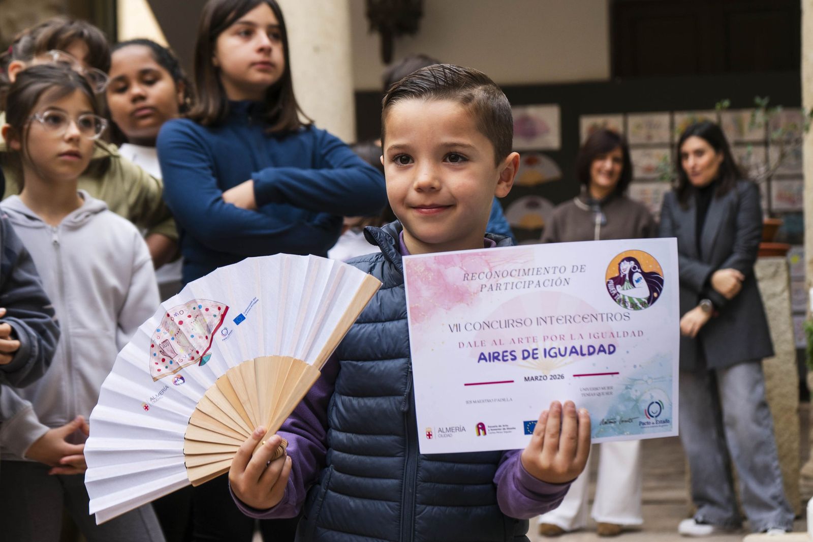 Las imágenes de los premios de la VII Edición del Concurso Intercentros 'Dale al Arte por la Igualdad'