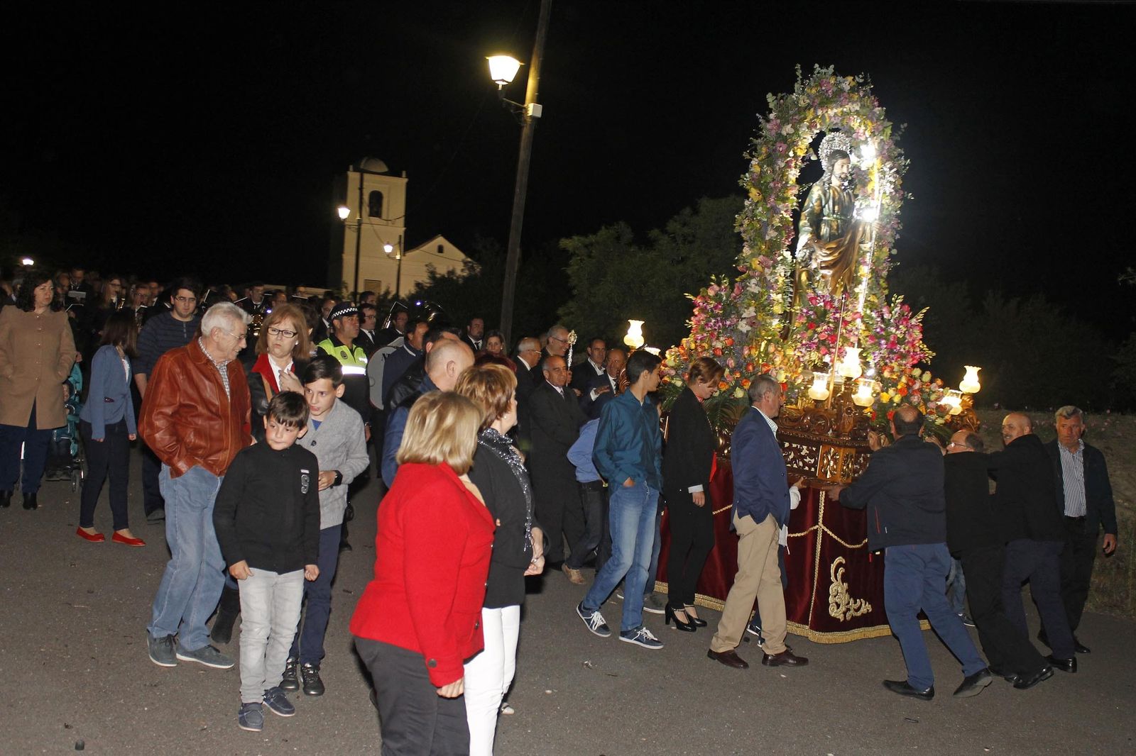 Traslado de San José desde la ermita a la iglesia.