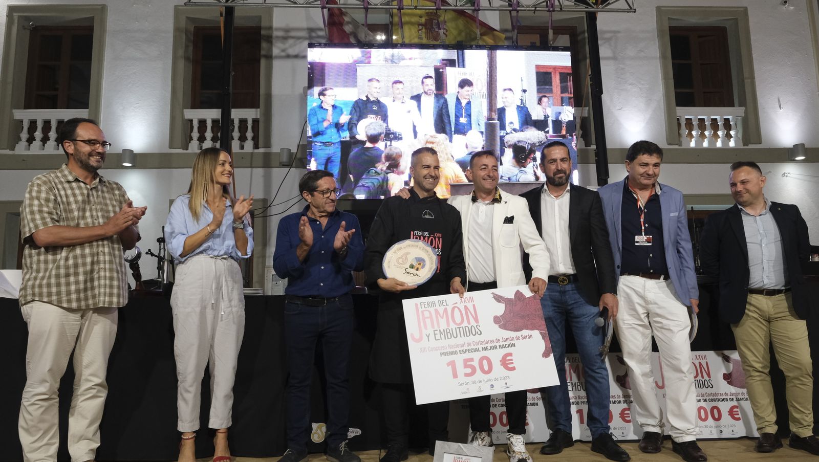 Imágenes del Concurso Nacional de Cortadores de Jamón de Serón