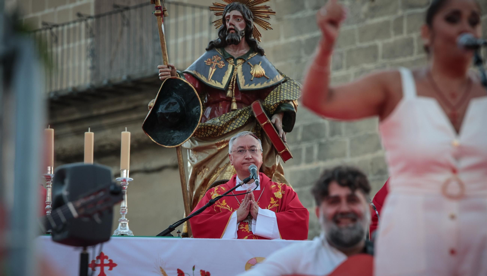 Misa flamenca en el barrio de Santiago de Jerez