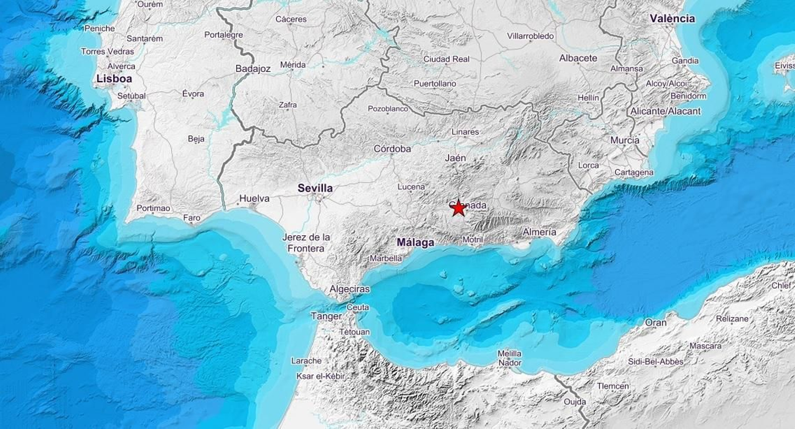 Registrado un segundo terremoto en Granada en el Domingo de Ramos