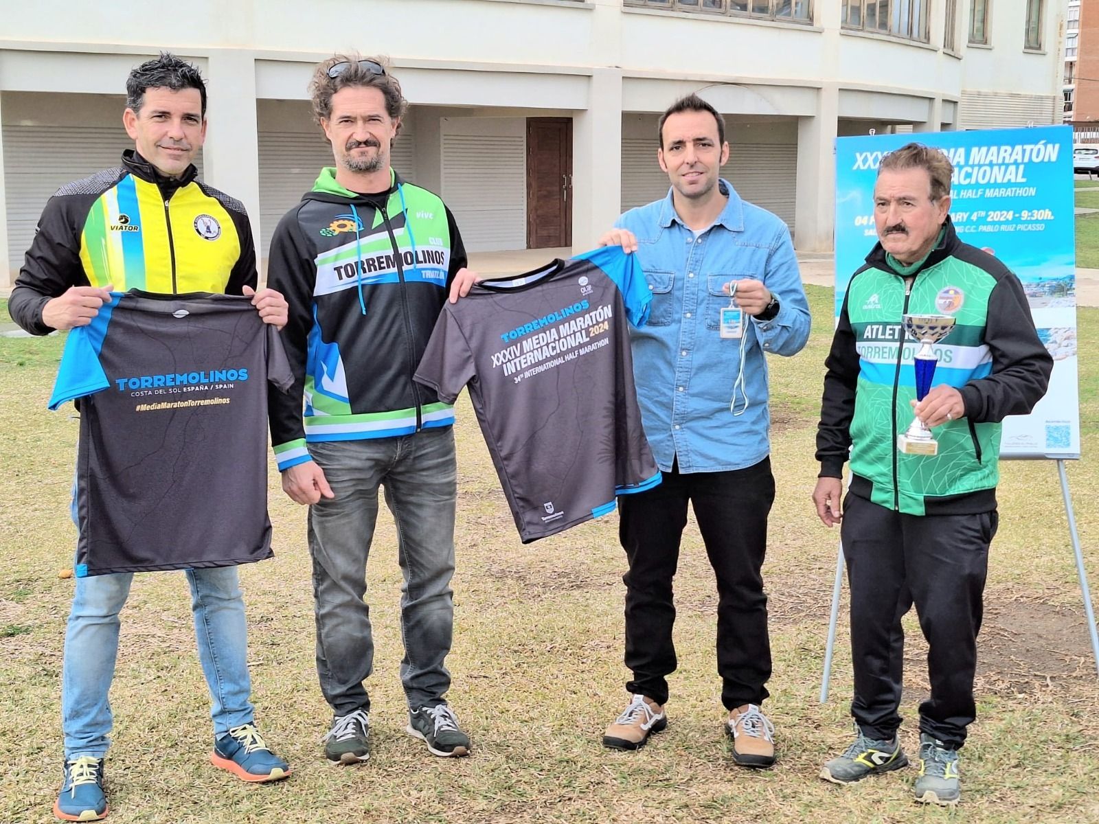 La presentación de la prueba deportiva.