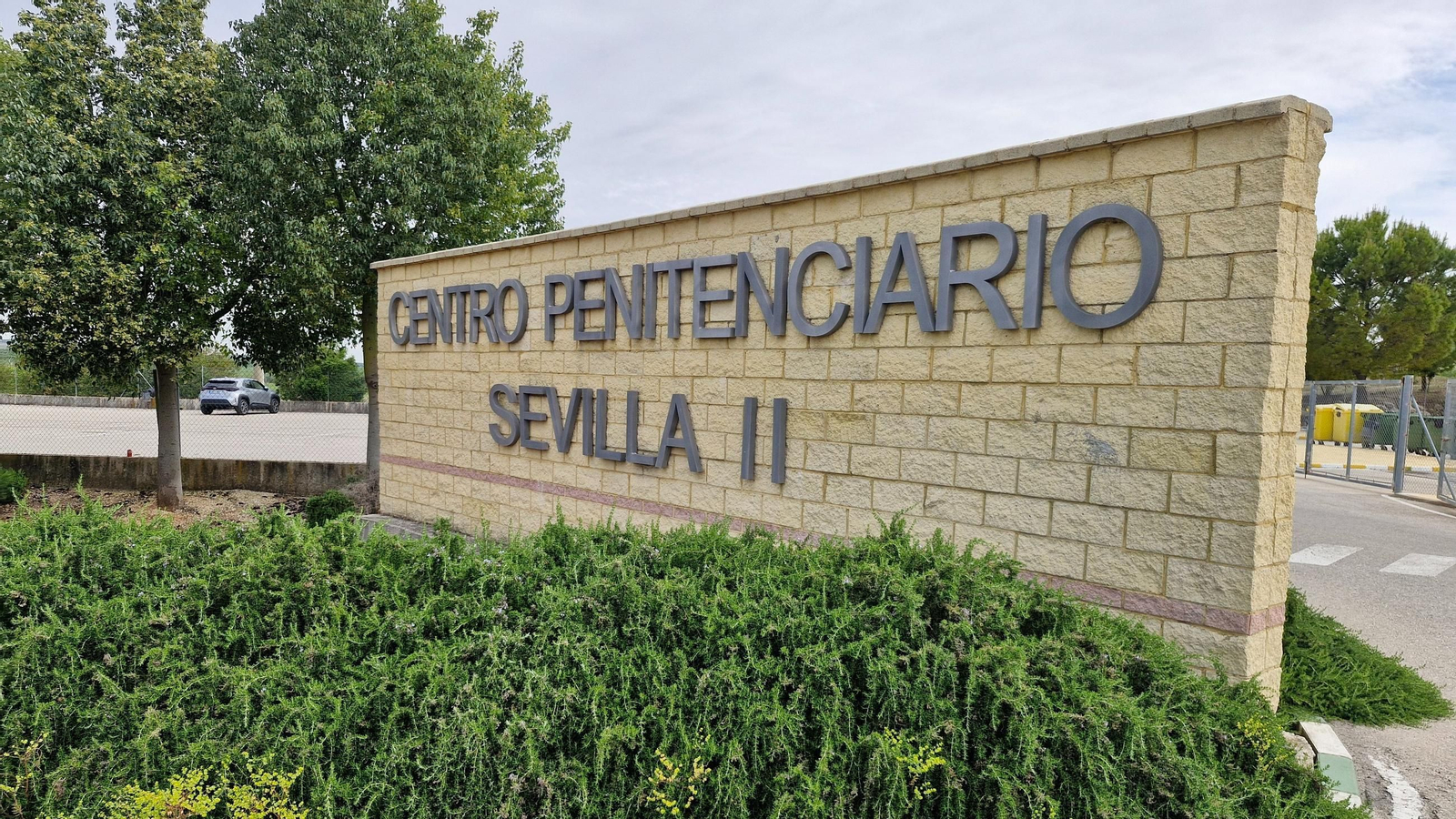 La entrada de la cárcel de Sevilla II, en el término municipal de Morón de la Frontera.