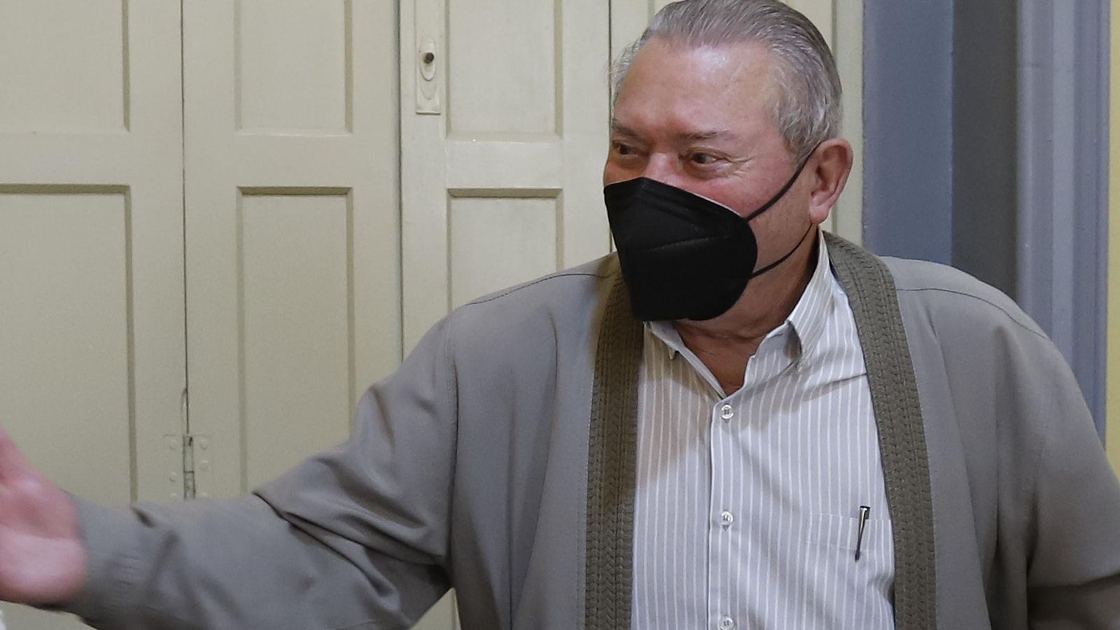 Manuel Toscano, presidente de la junta de gobierno del centro de Mora Claros.