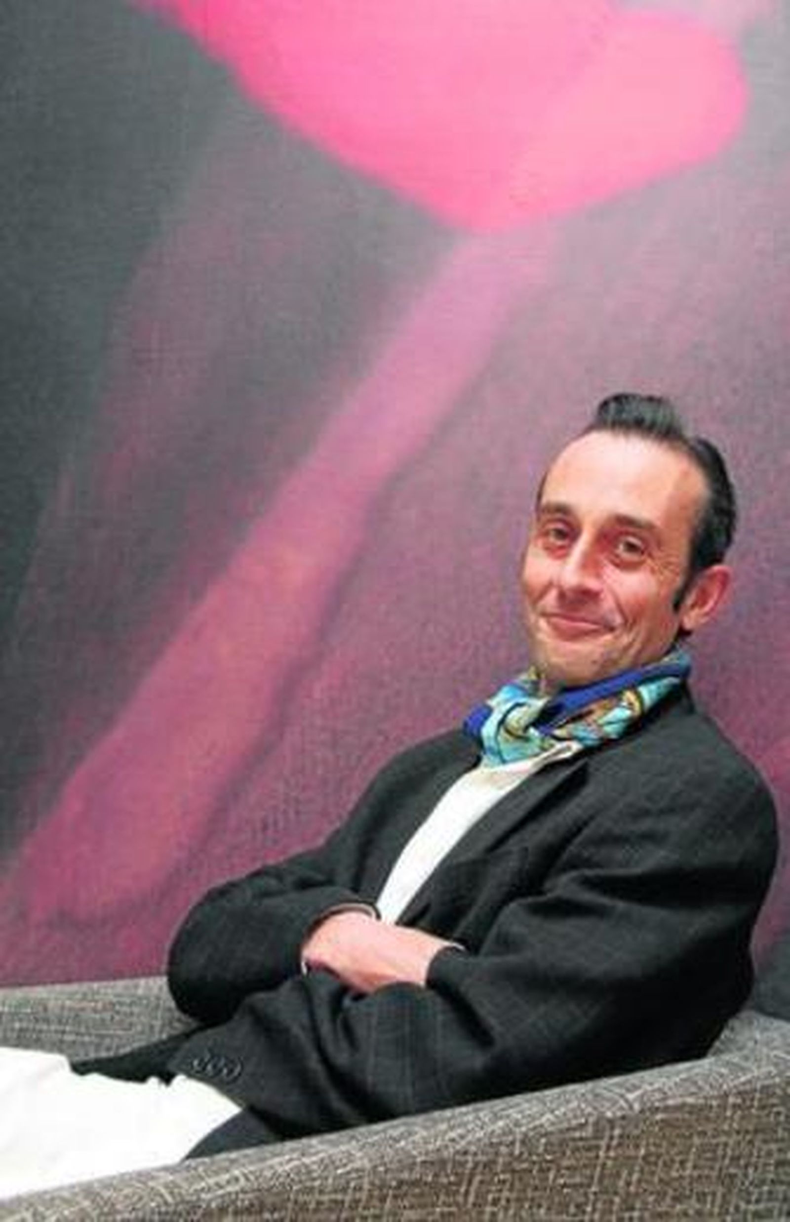 El escritor Montero Glez, en abril de 2008.