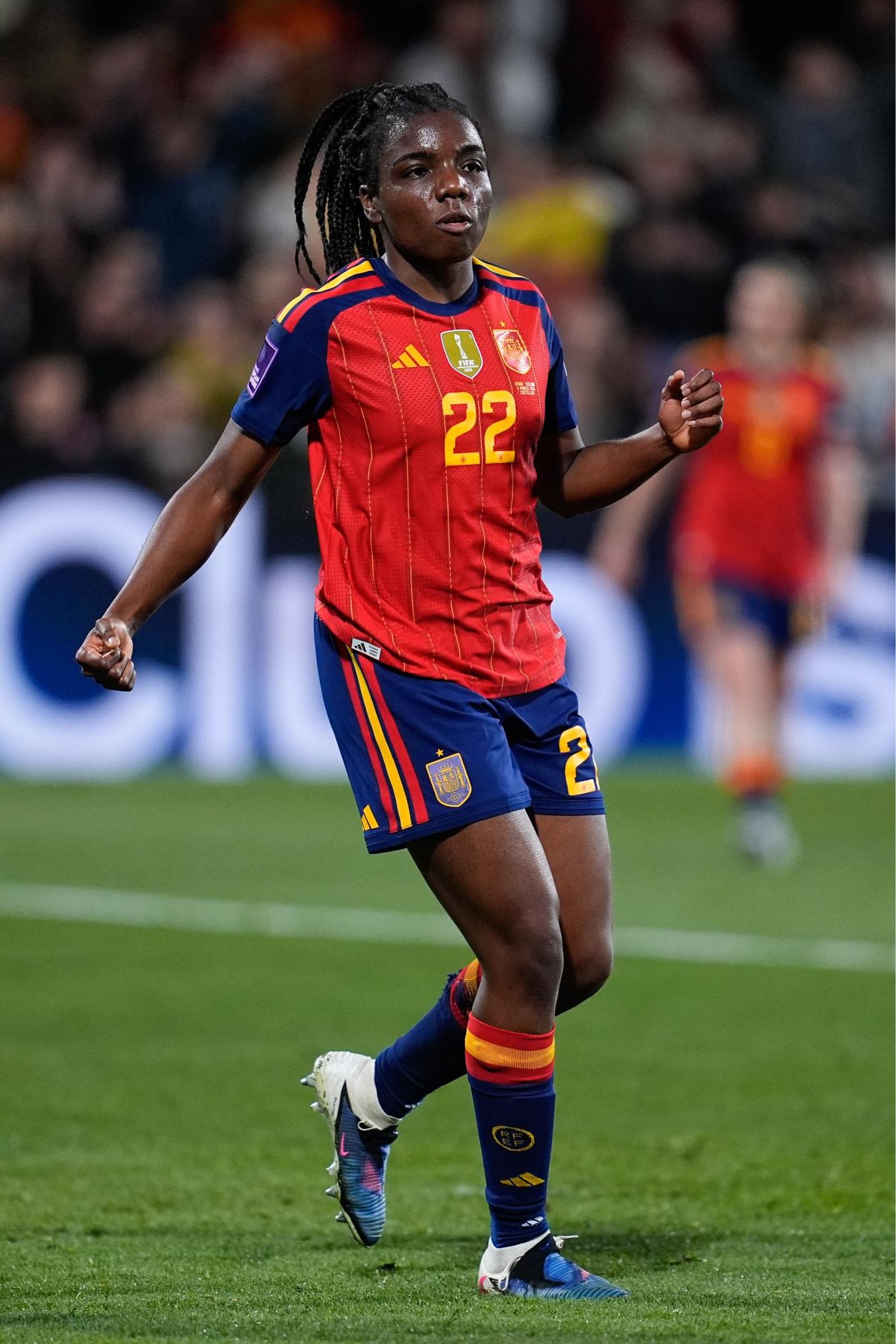 Las fotos del España-Islandia de fútbol femenino