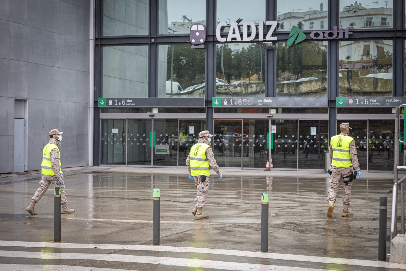 Presencia de ila Infanteria de Marina en Cádiz