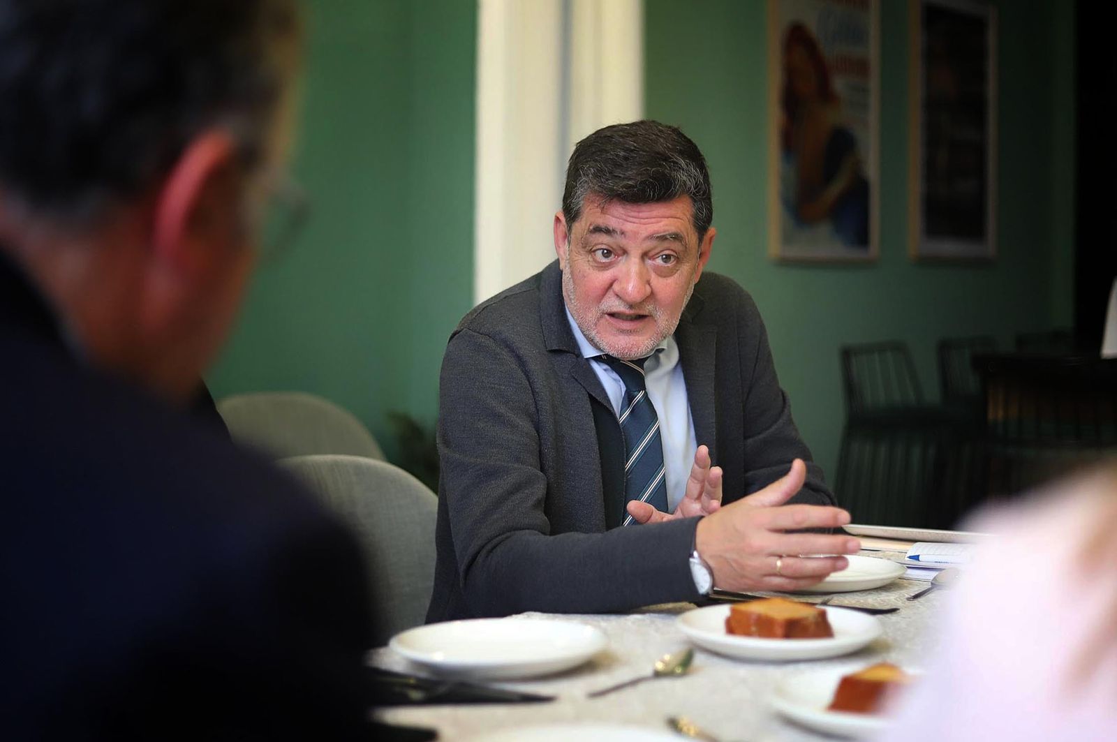 Imágenes de la tertulia cofrade "El Aguaó" de Huelva Información