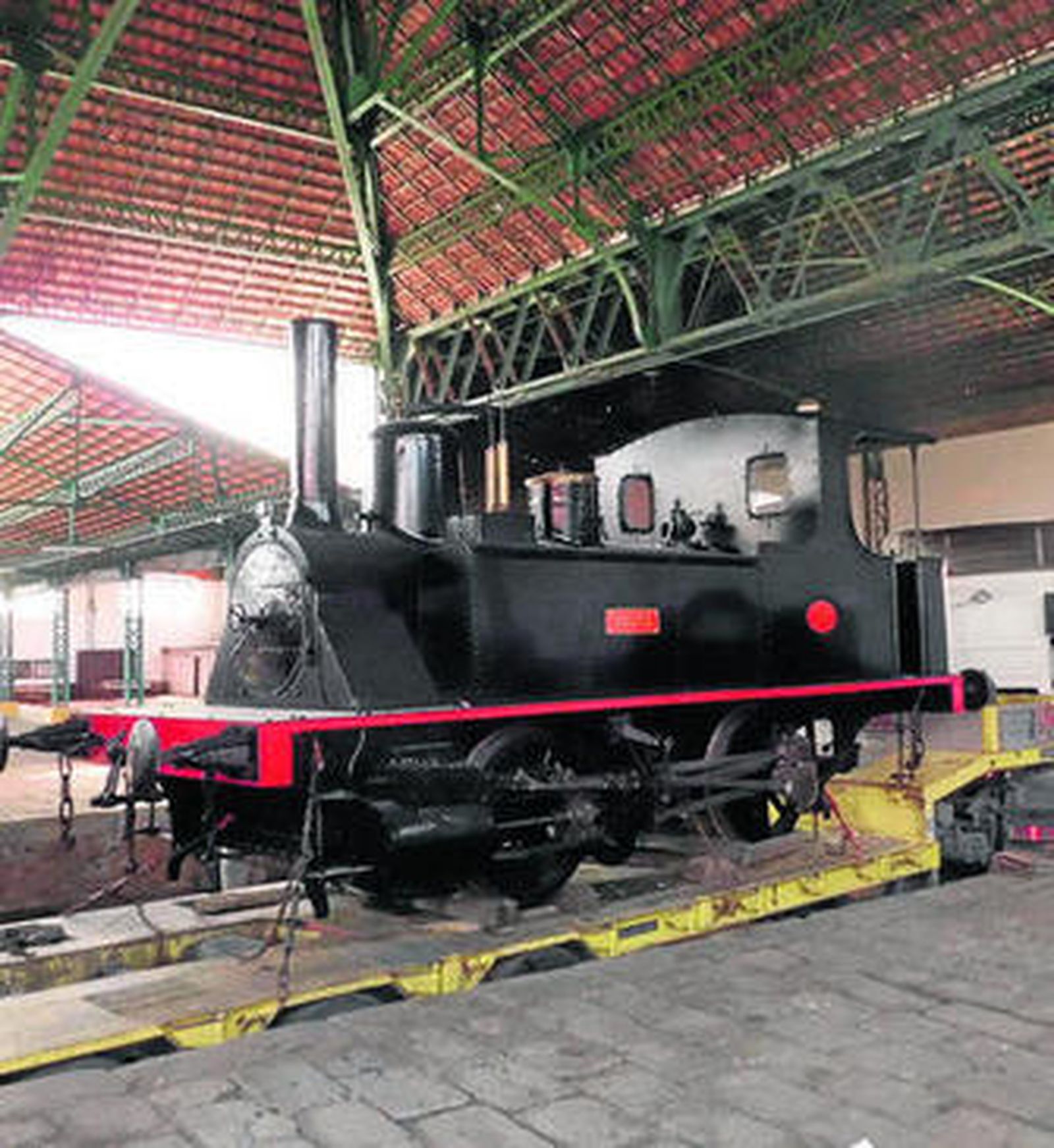 La Marta, ya restaurada ayer en Peñarroya-Pueblonuevo.