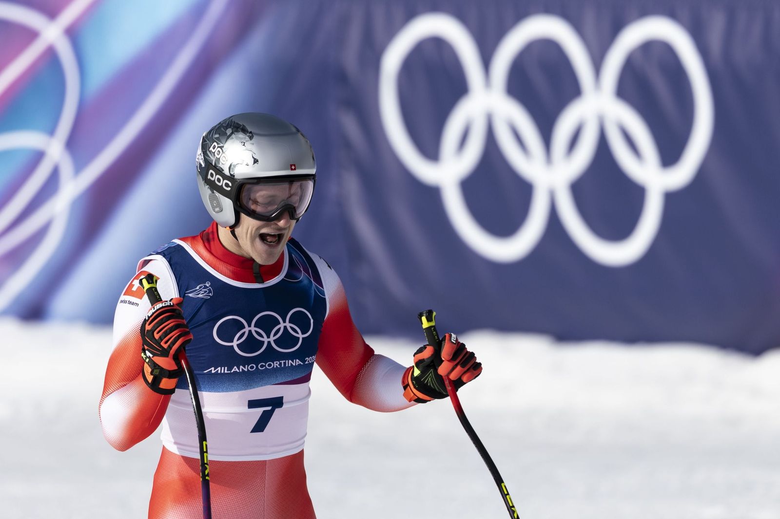 Las espectaculares fotos del descenso masculino en los Juegos Olímpicos de invierno