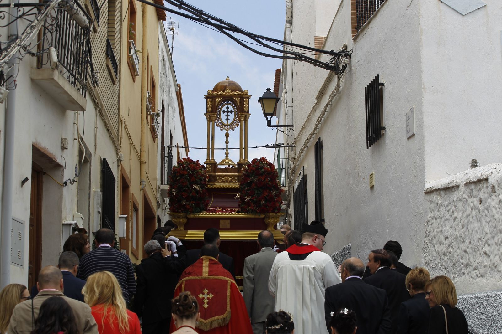 Fotogalería de la Procesión a la Ermita del Cerro de San Blas. Fiestas de Canjáyar.
